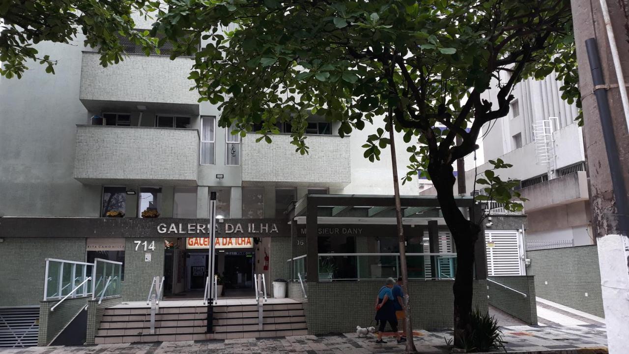 Ótimo apto em Pitangueiras à uma quadra da praia c/ 2 vagas e ar condicionado. Guarujá Extérieur photo